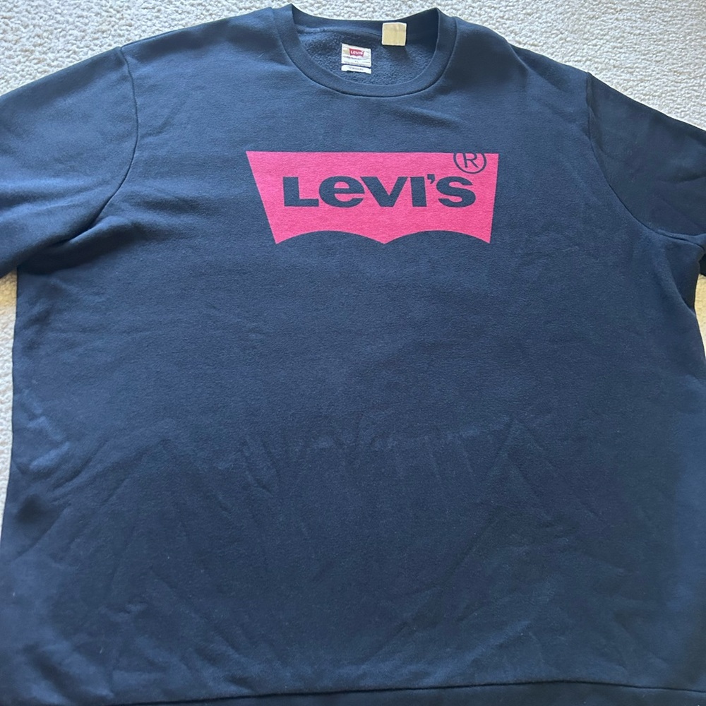 Levi's Black Crewneck Sweatshirt
